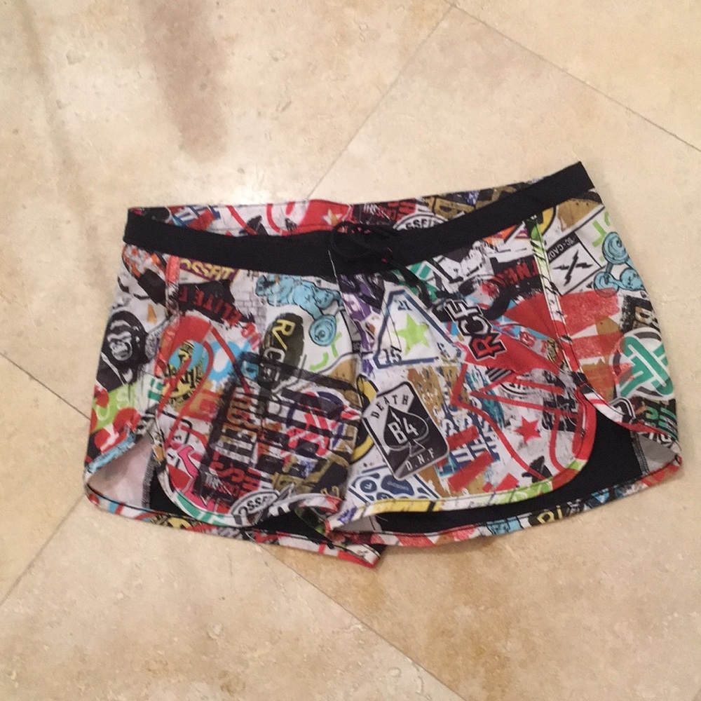 Women’s Multi-Color Graphic Athletic Shorts